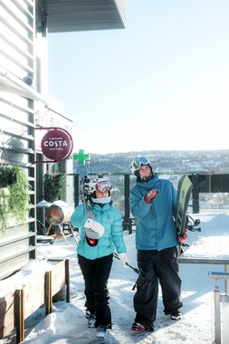 Ski i sentrum