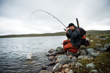 Fiske på Hardangervidda