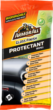 670 Armor All Protectant Wipes Gloss Finish Flatpack