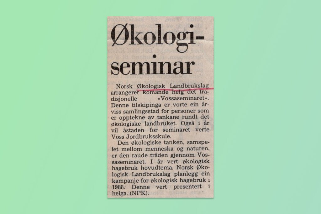 Fra Bergens Tidende, 18.02.1987.