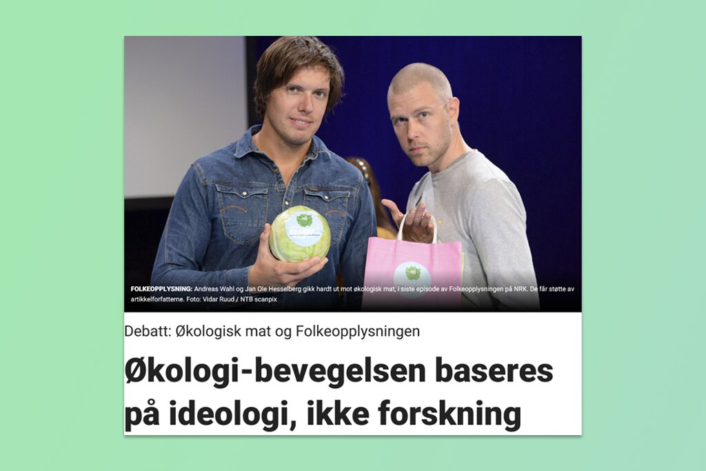 Fra Dagbladet, september 2016.